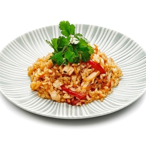 Фото товара 'Тайский рис с курицей и овощами острый'