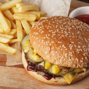Фото товара 'Чизбургер с мраморной говядиной'