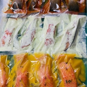 Фото товара 'Филе Семги в разных соусах на выбор (манго соус, '