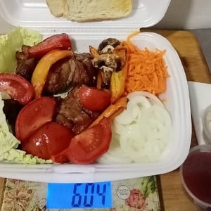 Фото товара 'Шашлык+овощи+соусы+тостеры+лучок'