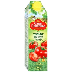 Фото товара 'сок "Cады придонья" томат'