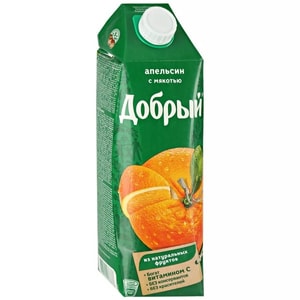 Фото товара 'Сок Добрый Апельсин с мякотью'